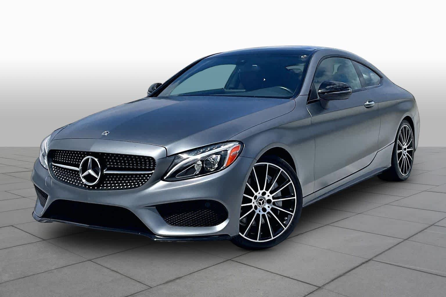 Matte Gray Mercedes Benz C300 Coupe 2019